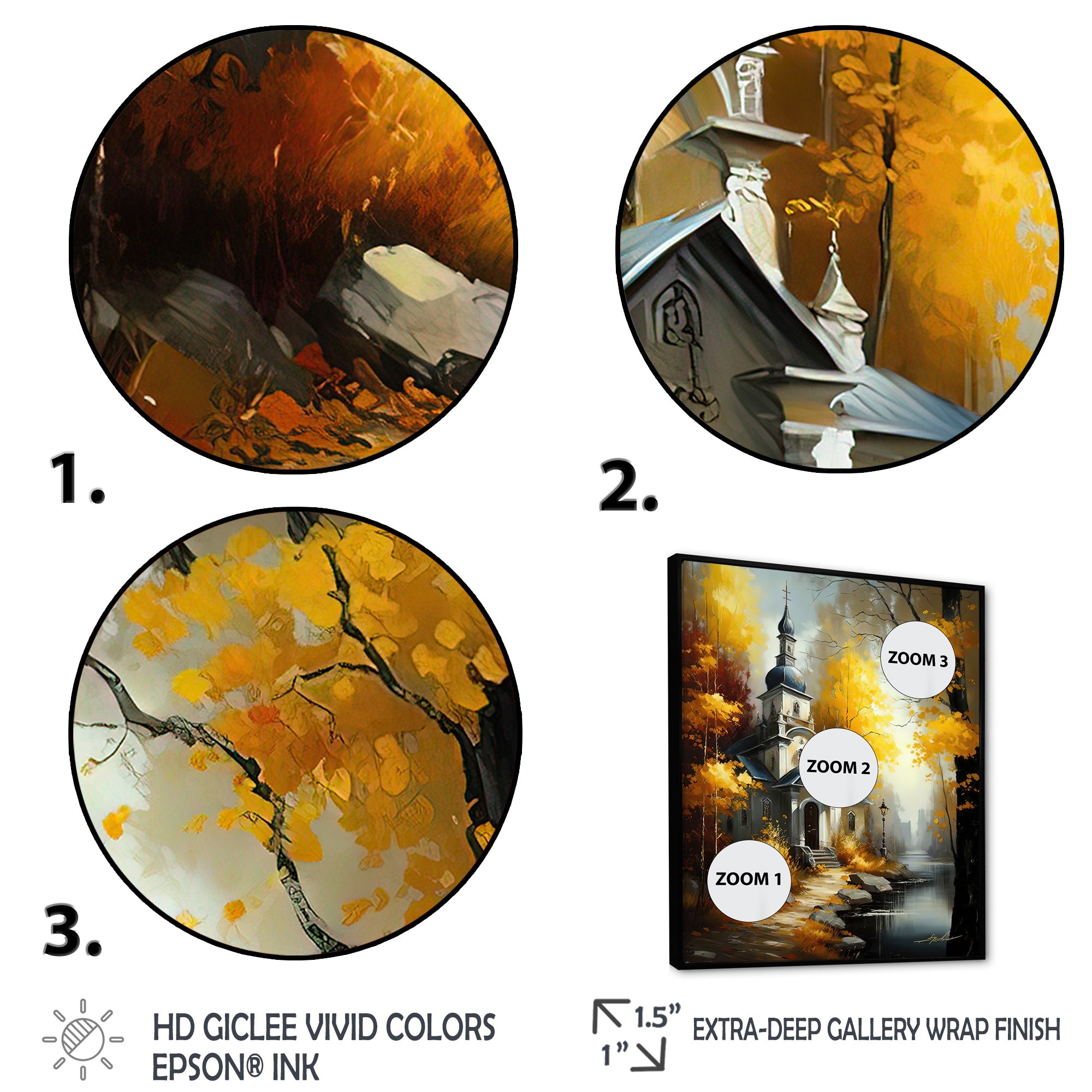 Church In Forest In Autumn IV