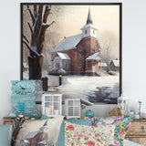 Church In Country During Winter II