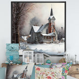 Church In Country During Winter V