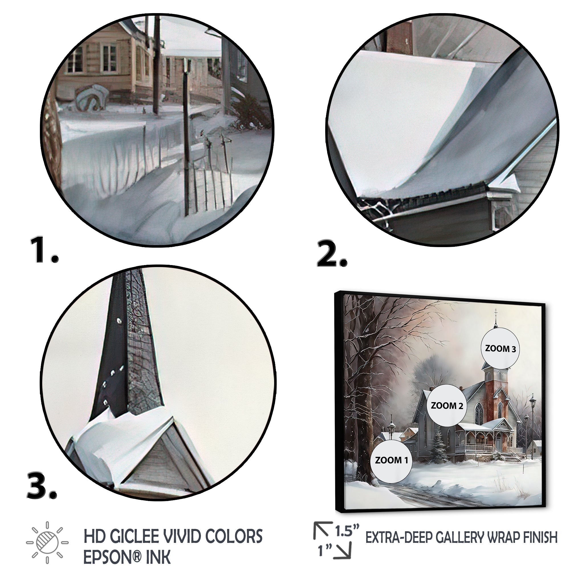 Church In Country During Winter V