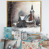 Church In Country During Winter V