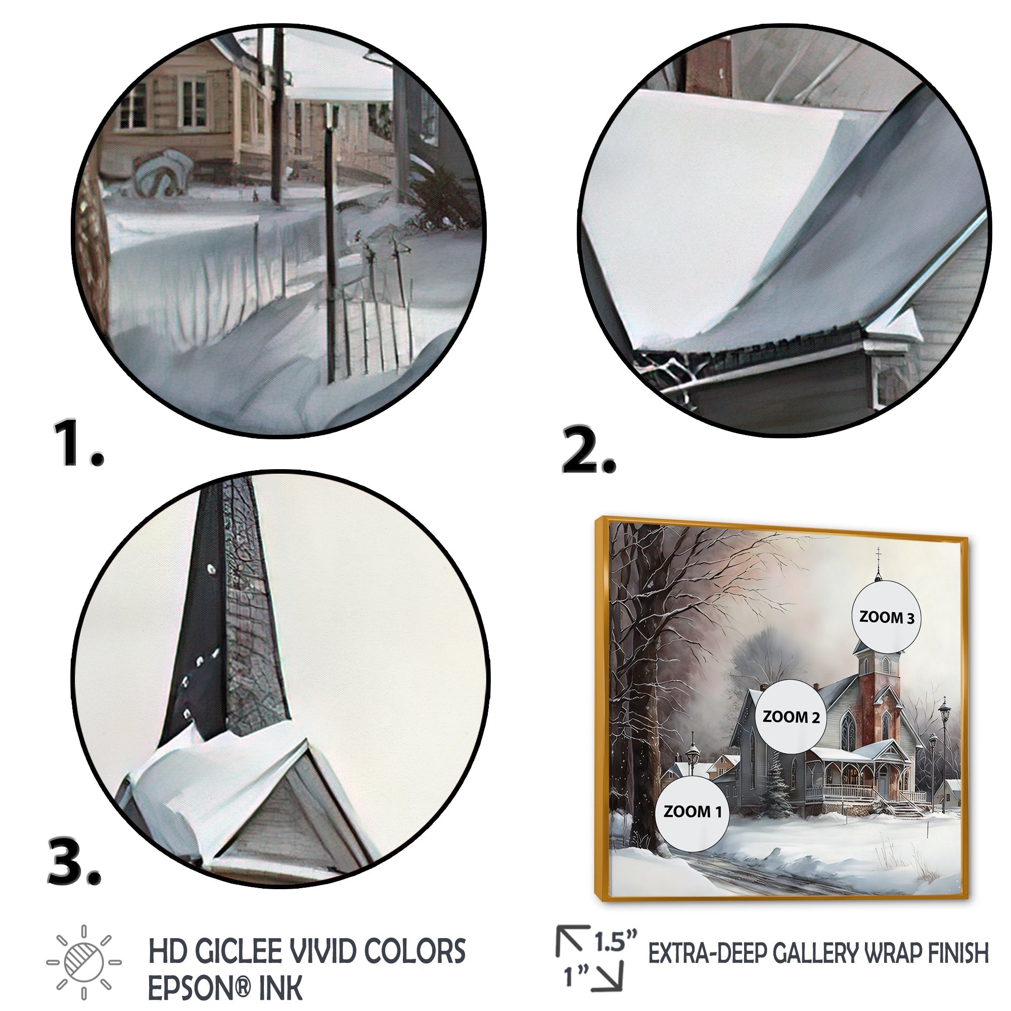 Church In Country During Winter V