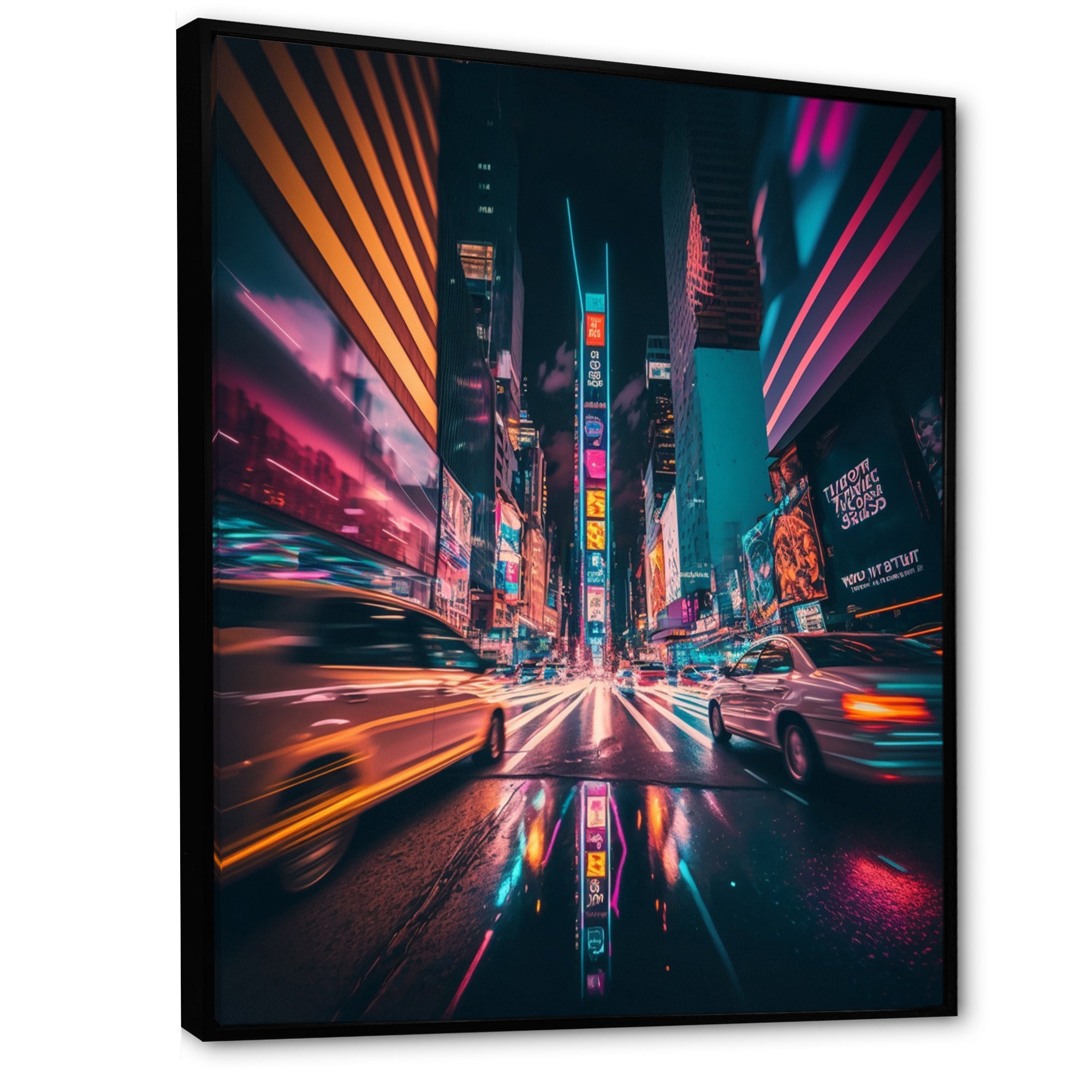 Futuristic New York City Neon II