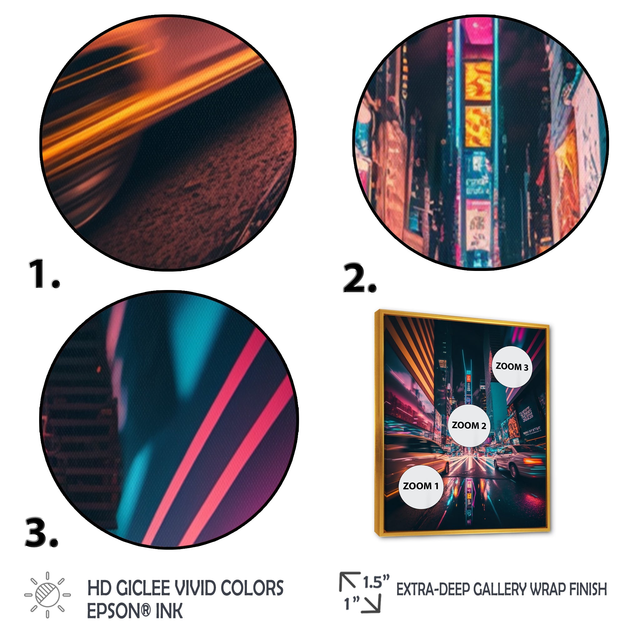 Futuristic New York City Neon II