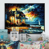 Monochome Yellow And Grey Farm I