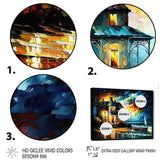 Monochome Yellow And Grey Farm I