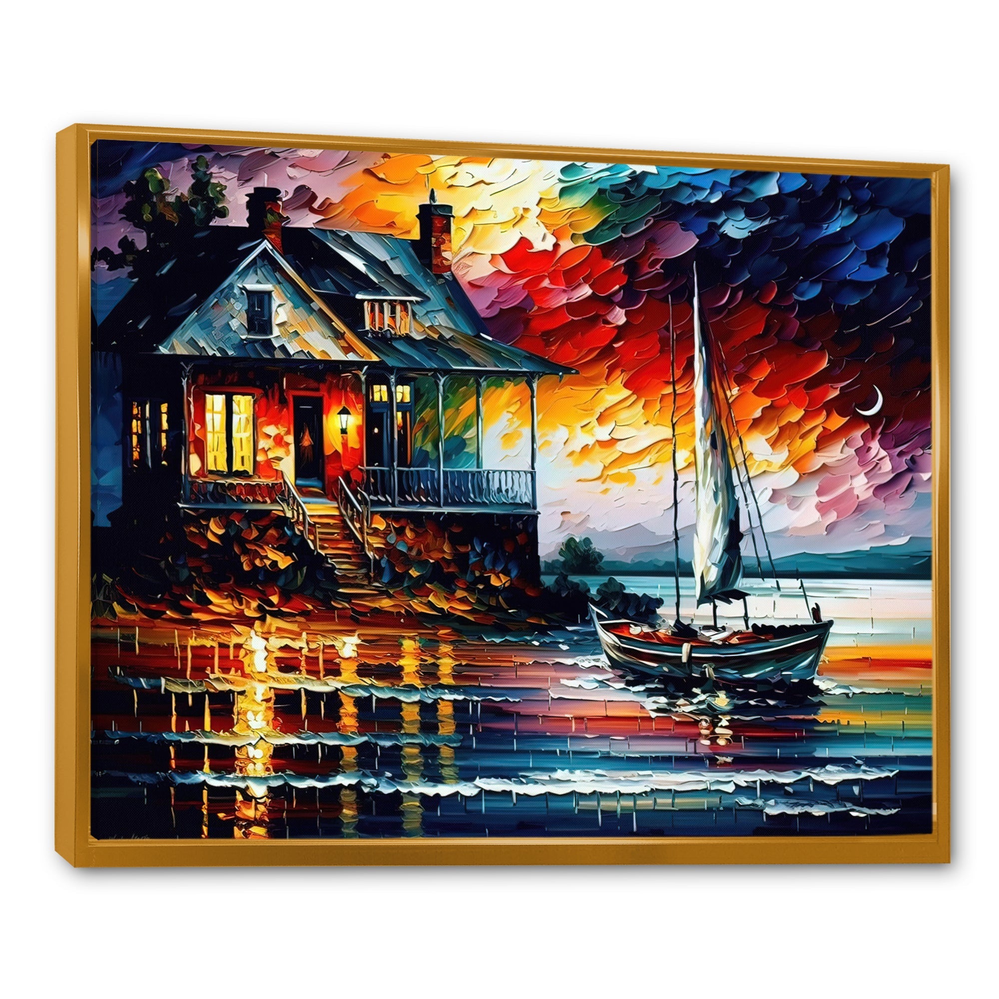 Monochome Yellow And Grey Farm II