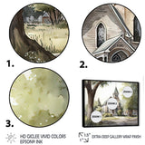 Monochome Yellow And Grey Farm III