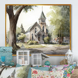 Monochome Yellow And Grey Farm III