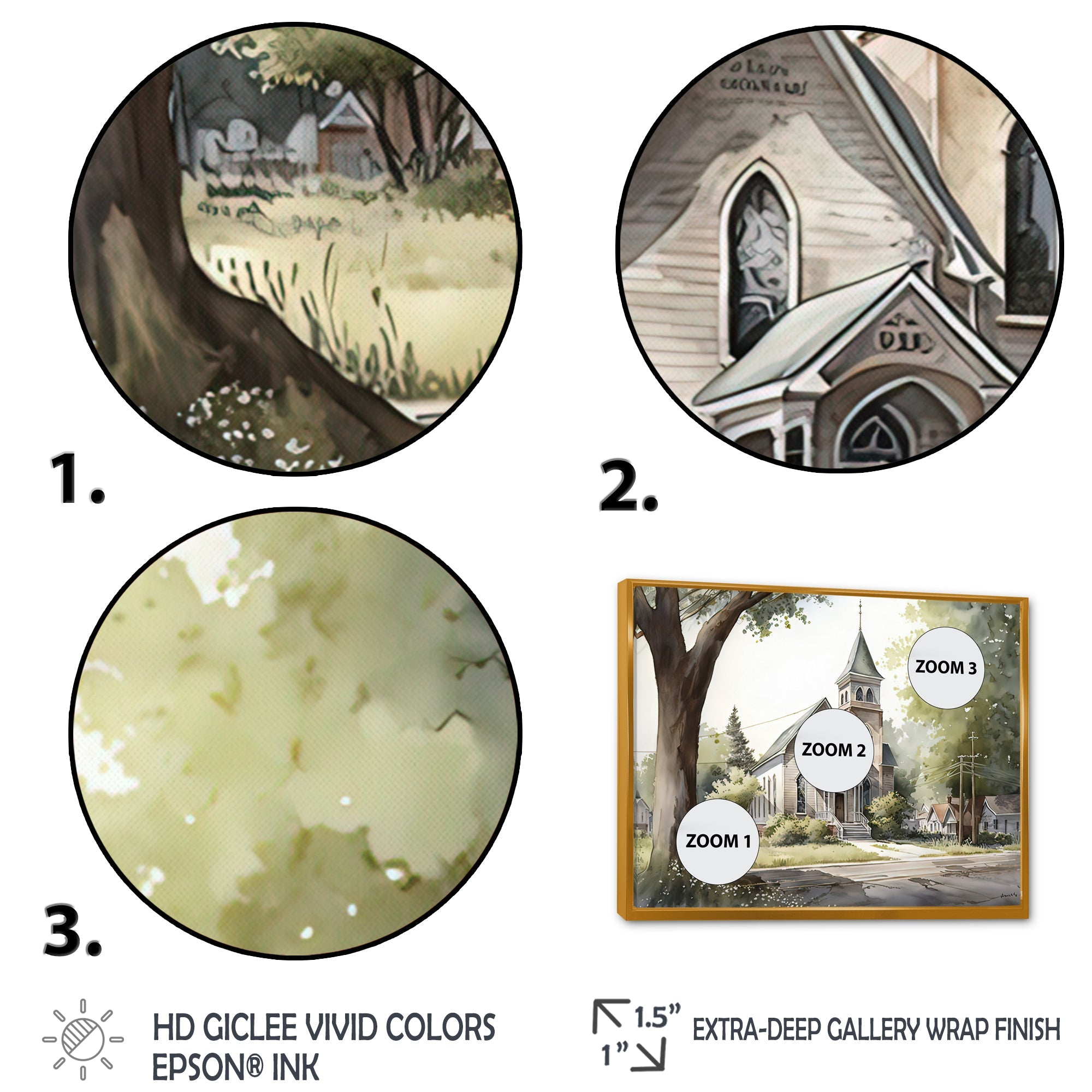 Monochome Yellow And Grey Farm III