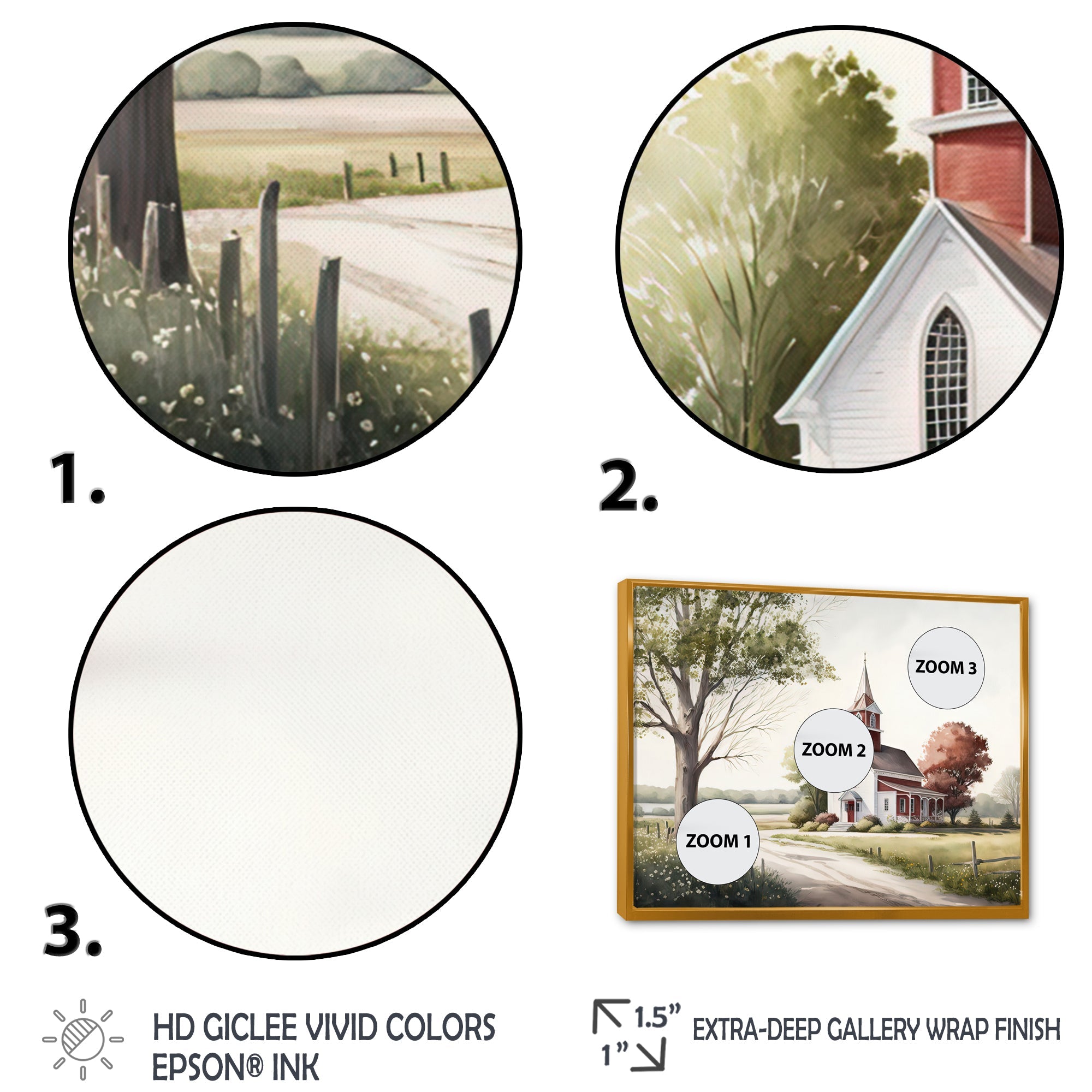 Monochome Yellow And Grey Farm VI