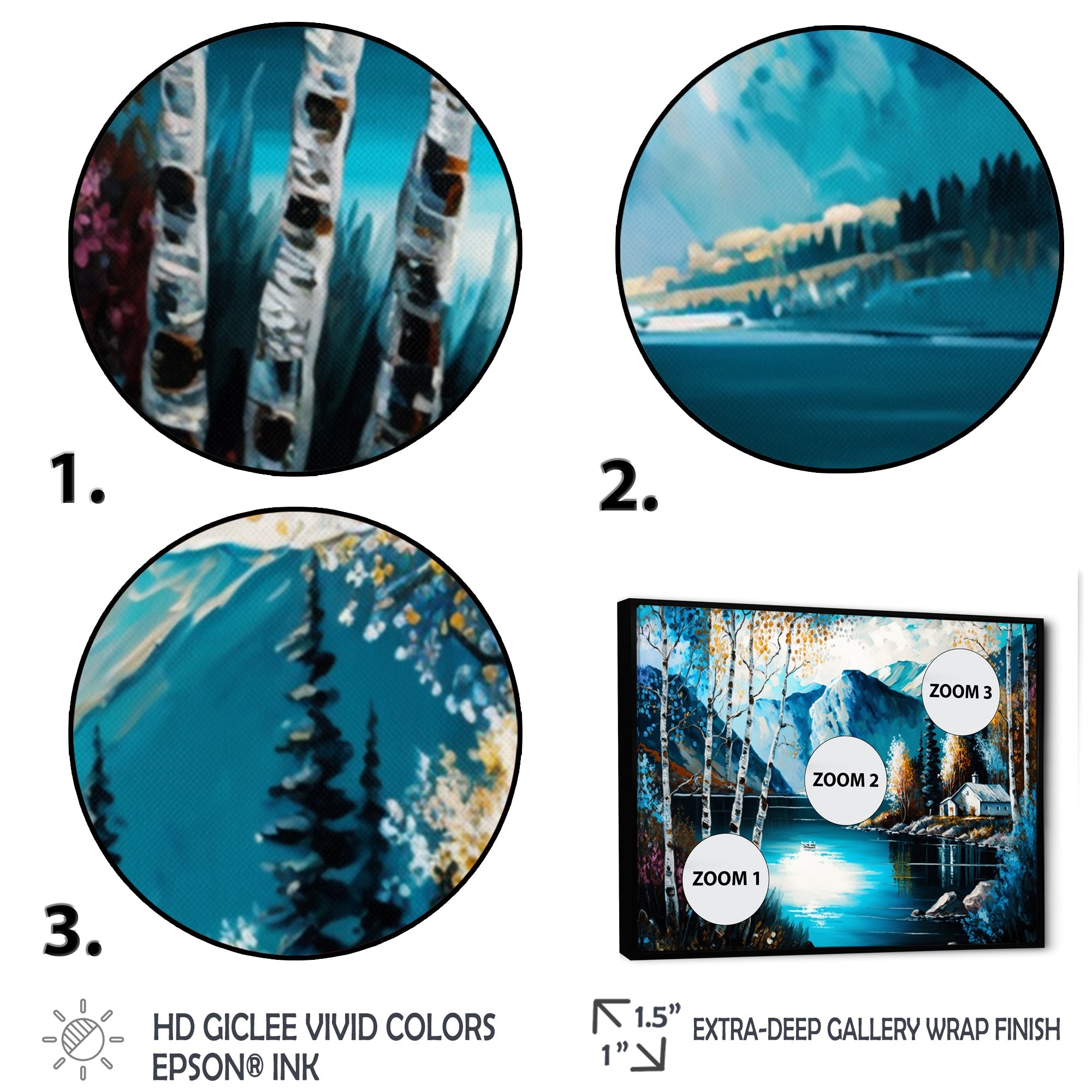 Cabin By A Lake In Fall II