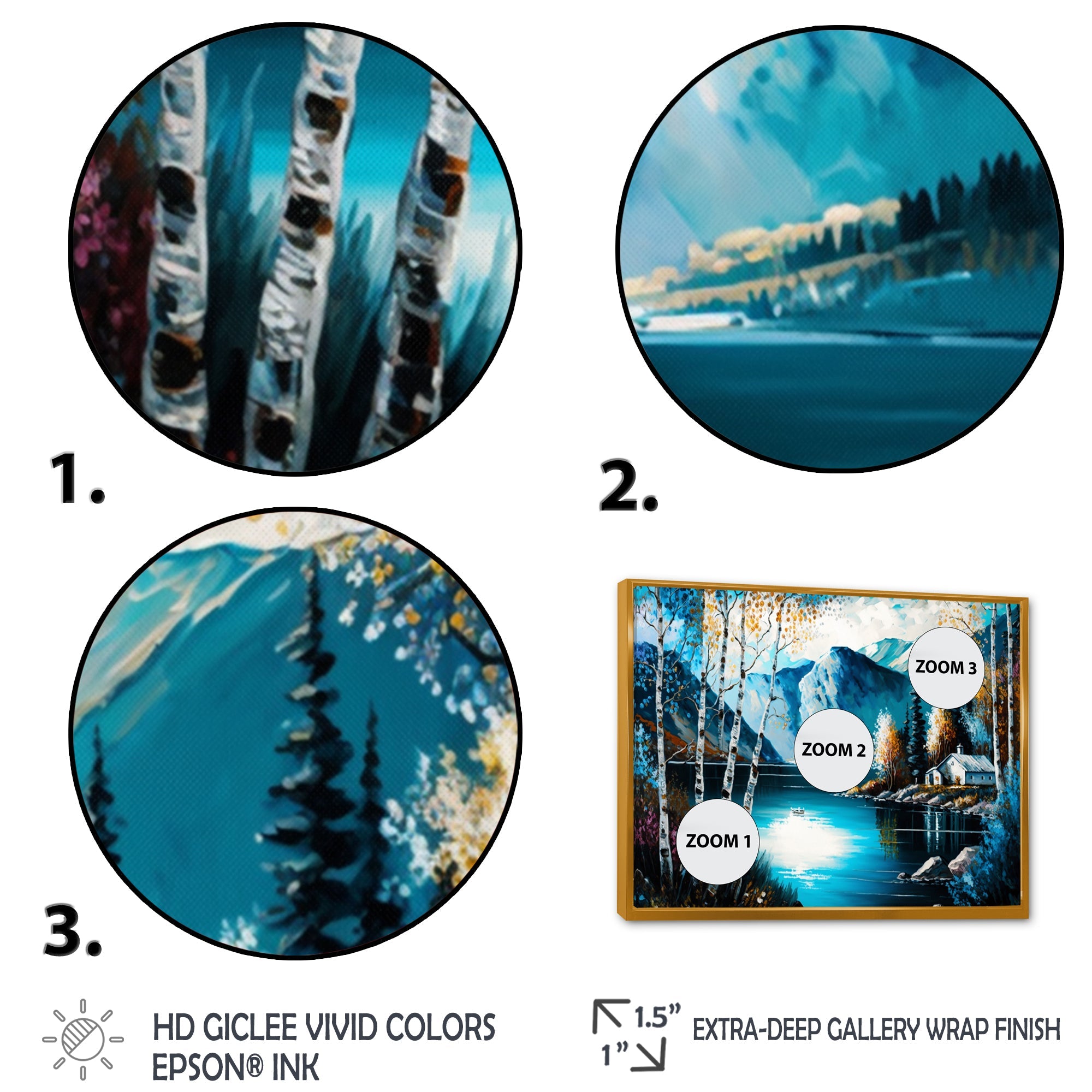 Cabin By A Lake In Fall II