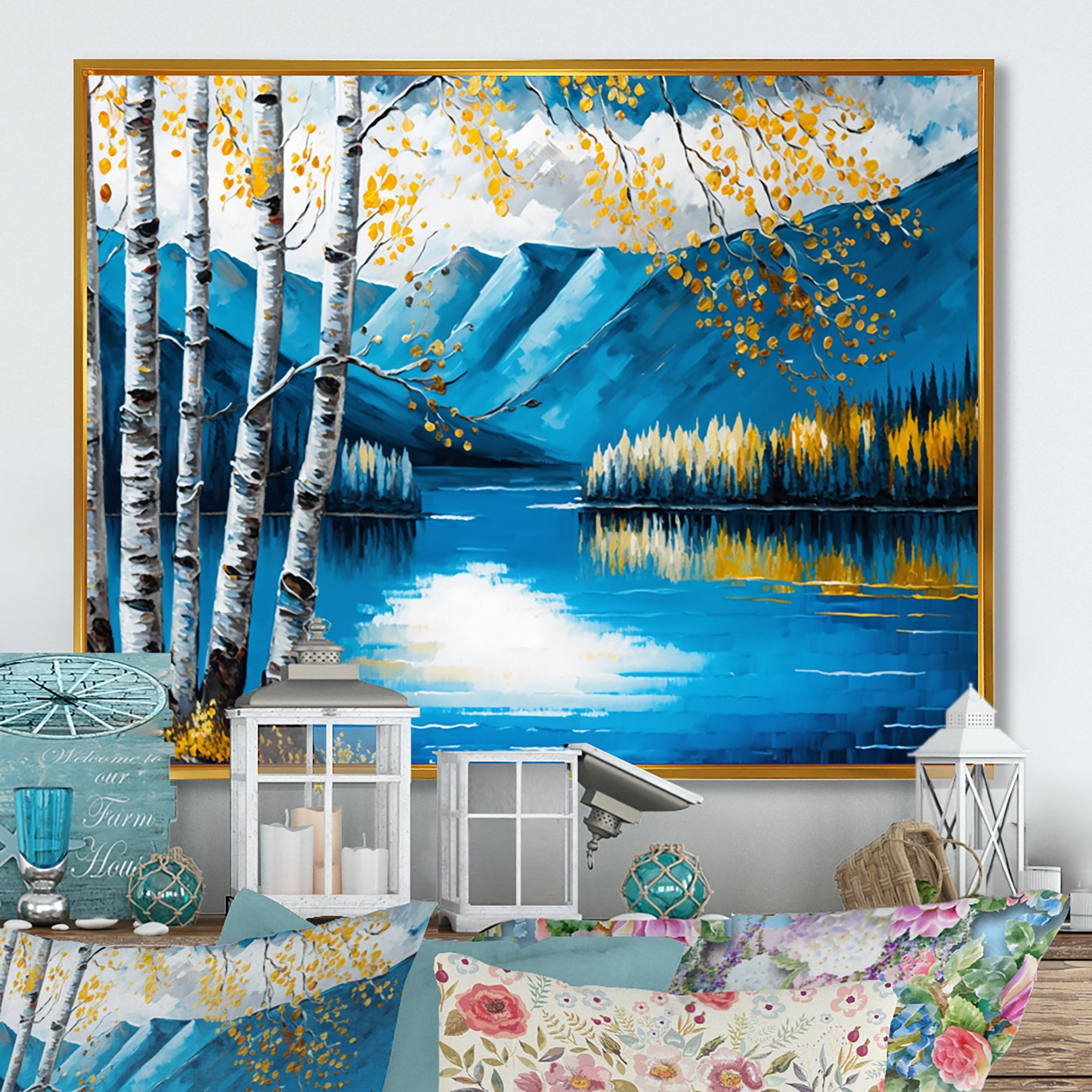 Lake View In The Fall