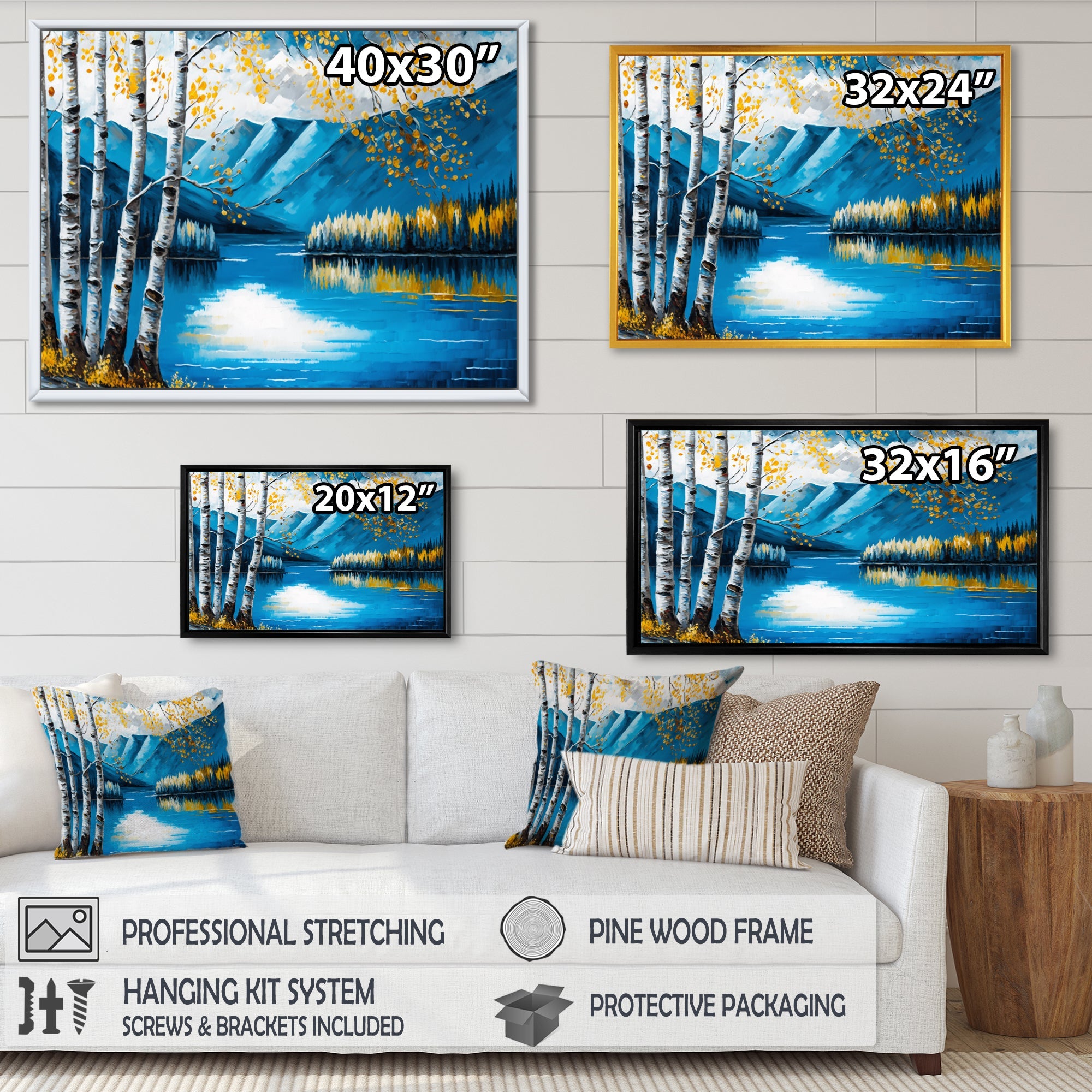 Lake View In The Fall