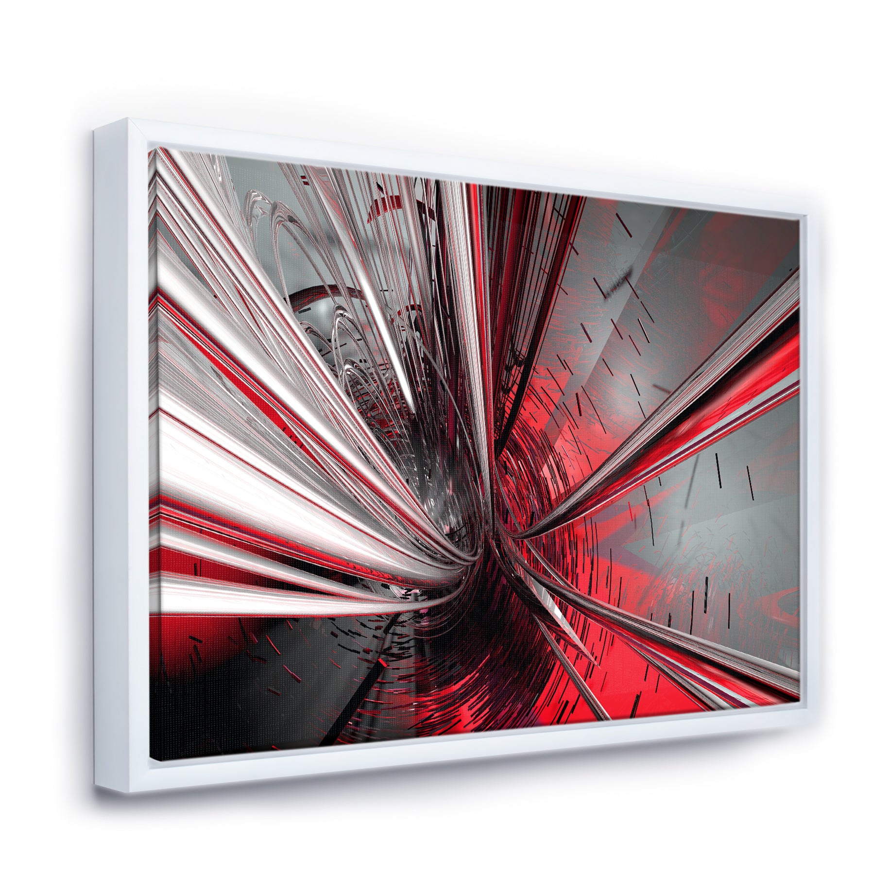 Fractal 3D Deep into Middle Wall Art