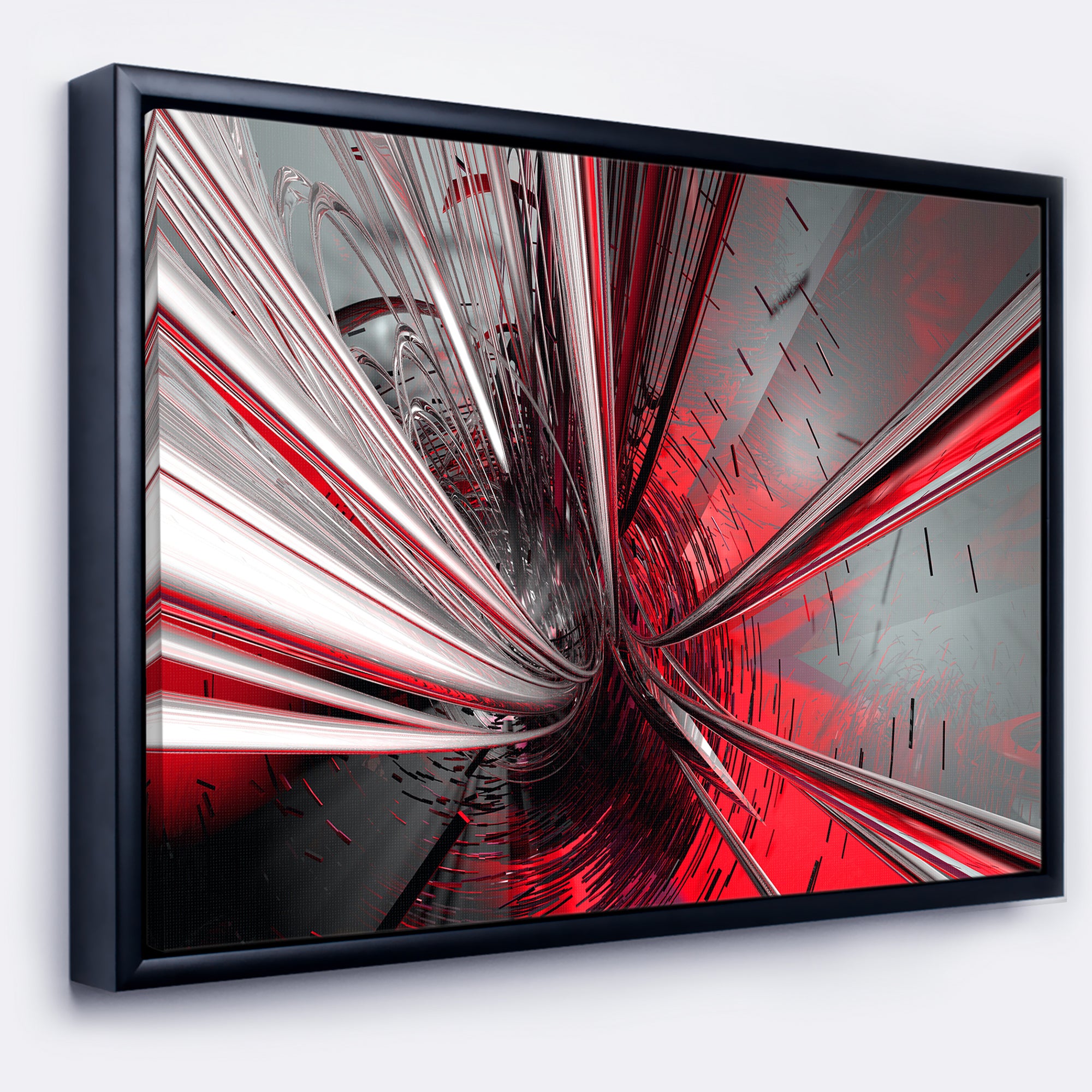 Fractal 3D Deep into Middle Wall Art