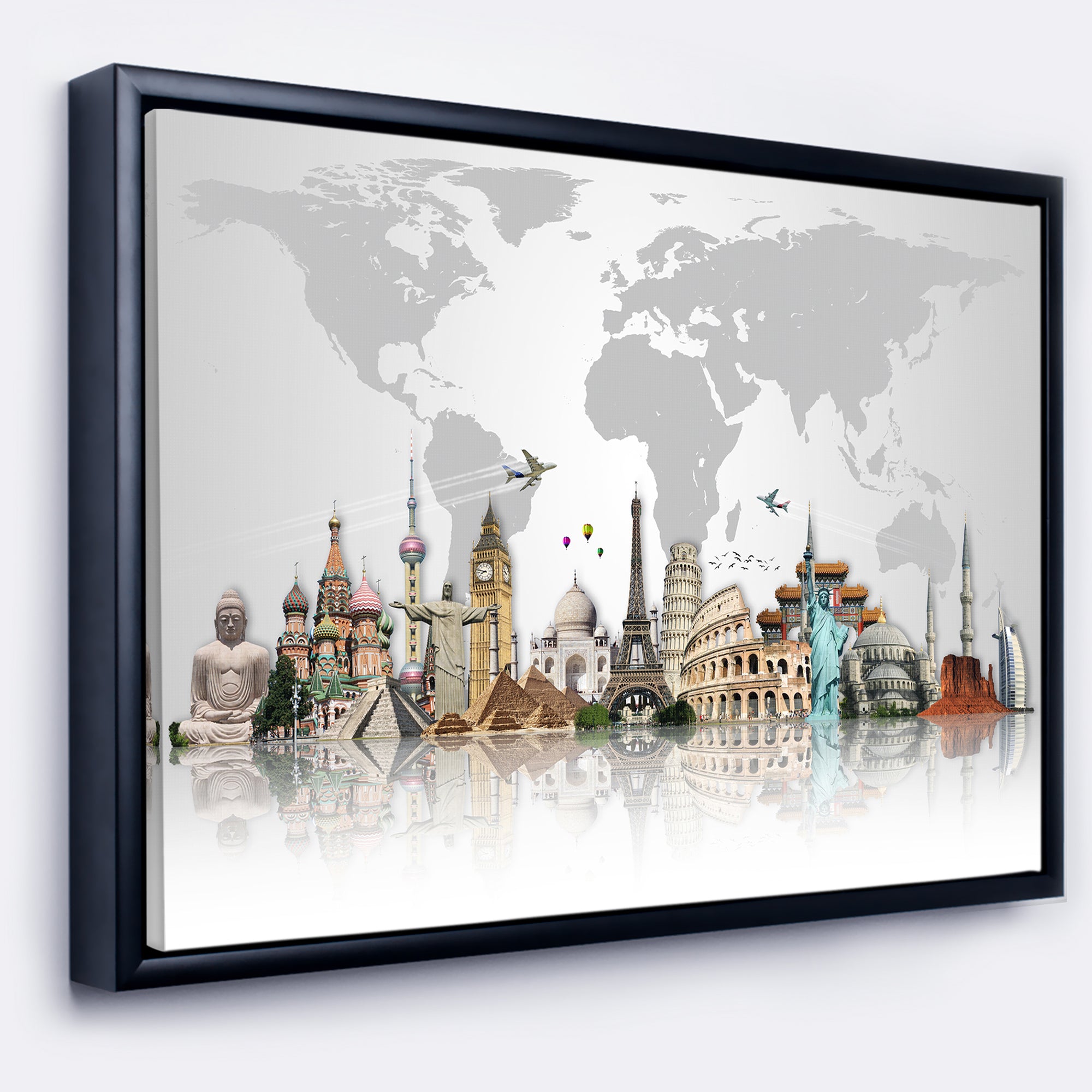 Famous Monuments Across World Wall Art – Designart | Wall Art