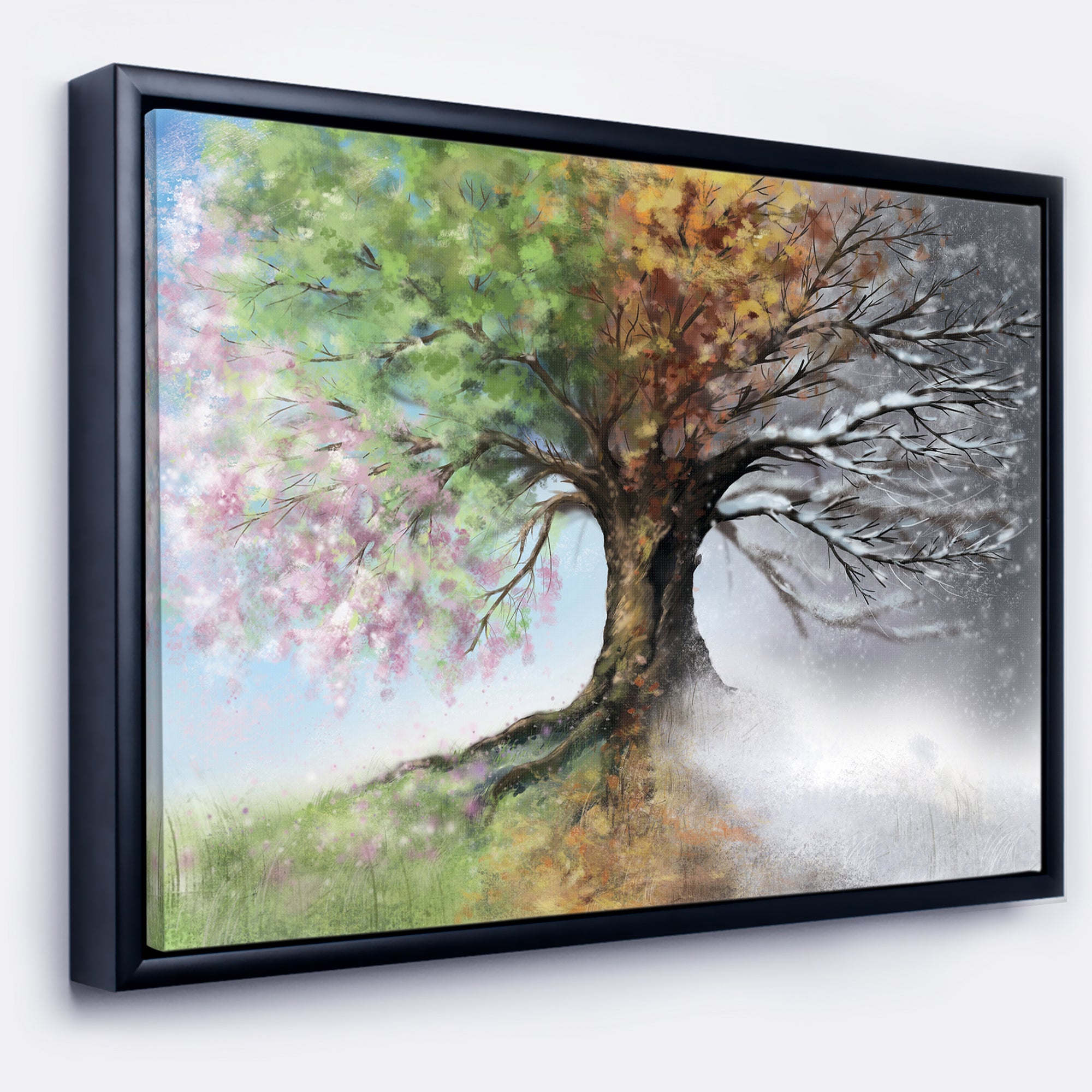 Tree with Four Seasons Wall Art