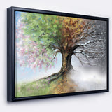 Tree with Four Seasons Wall Art