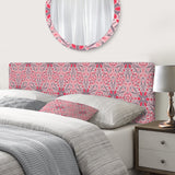 Cute Abstract Mosaics Pattern upholstered headboard