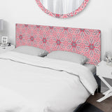 Cute Abstract Mosaics Pattern upholstered headboard