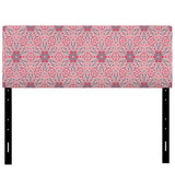 Cute Abstract Mosaics Pattern upholstered headboard