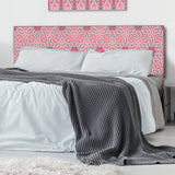 Cute Abstract Mosaics Pattern upholstered headboard