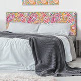 Pattern Based on Paisley upholstered headboard