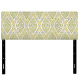 Pattern in Eastern Style upholstered headboard