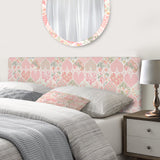 Patchwork Pattern upholstered headboard