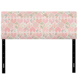Patchwork Pattern upholstered headboard