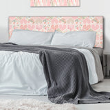 Patchwork Pattern upholstered headboard