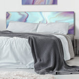 Marbled Liquid Agate Colours upholstered headboard