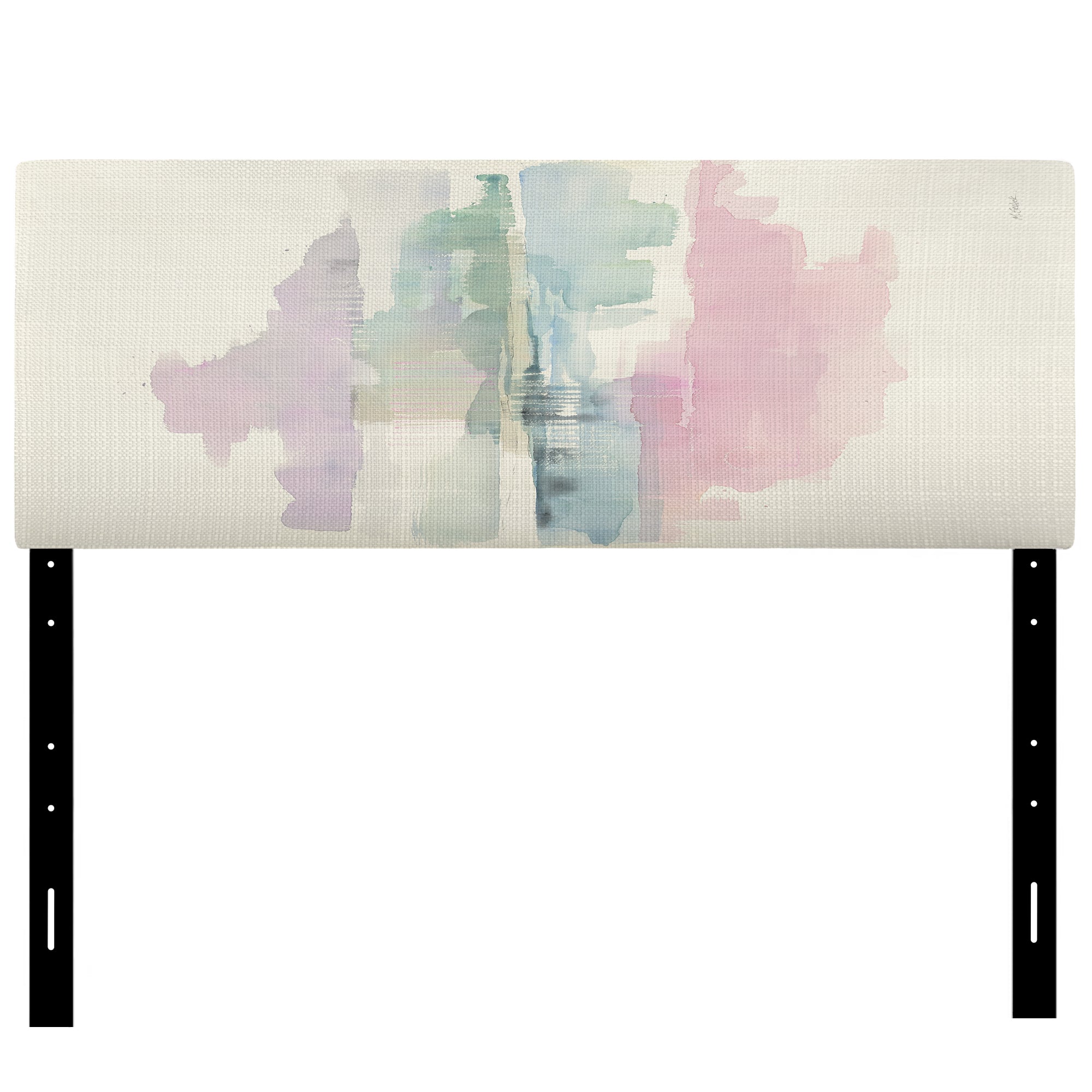 Pink Lifting Fog upholstered headboard