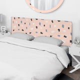 Pastel Retro Geometrics II upholstered headboard