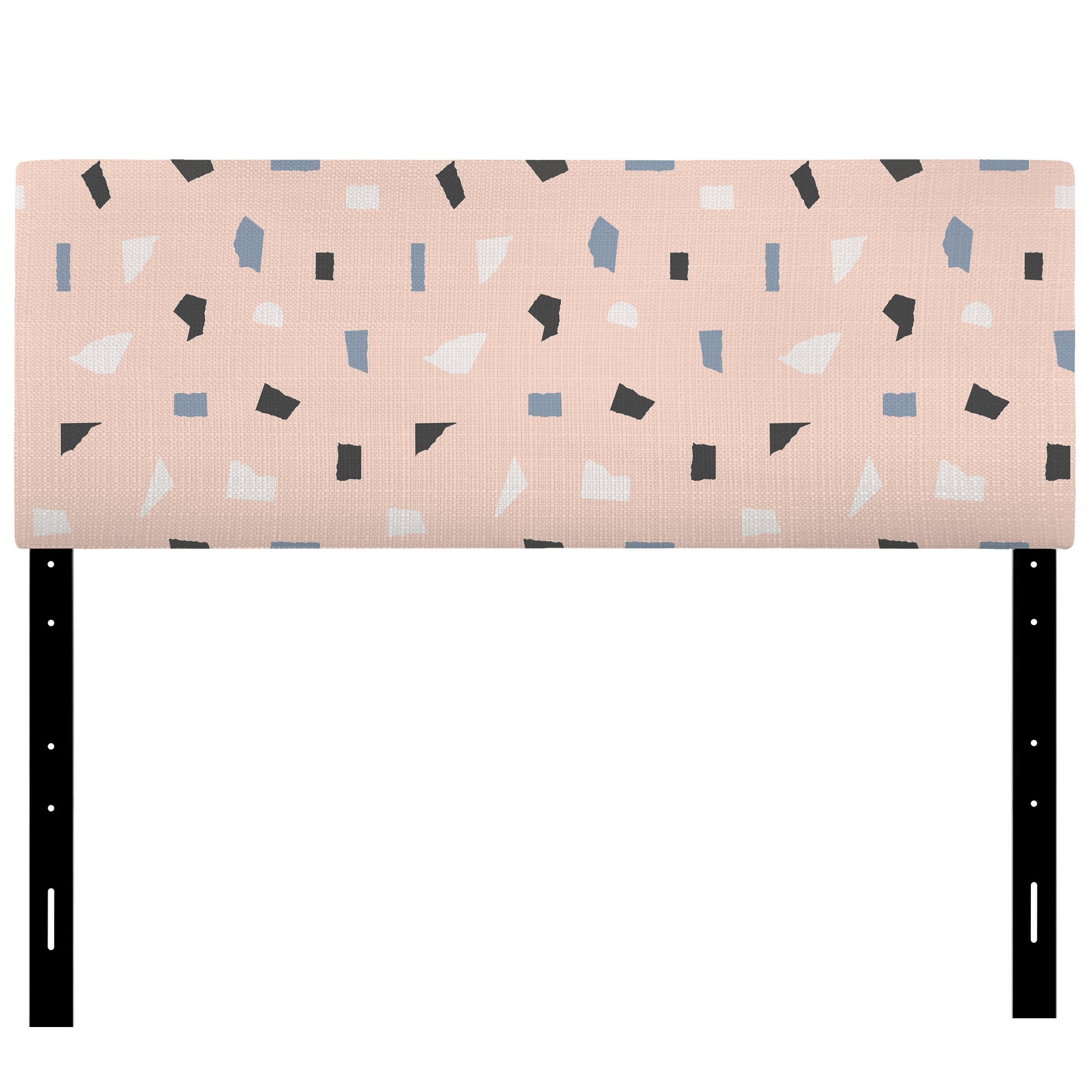 Pastel Retro Geometrics II upholstered headboard