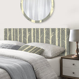 Birches In The Forest upholstered headboard