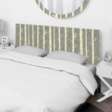 Birches In The Forest upholstered headboard