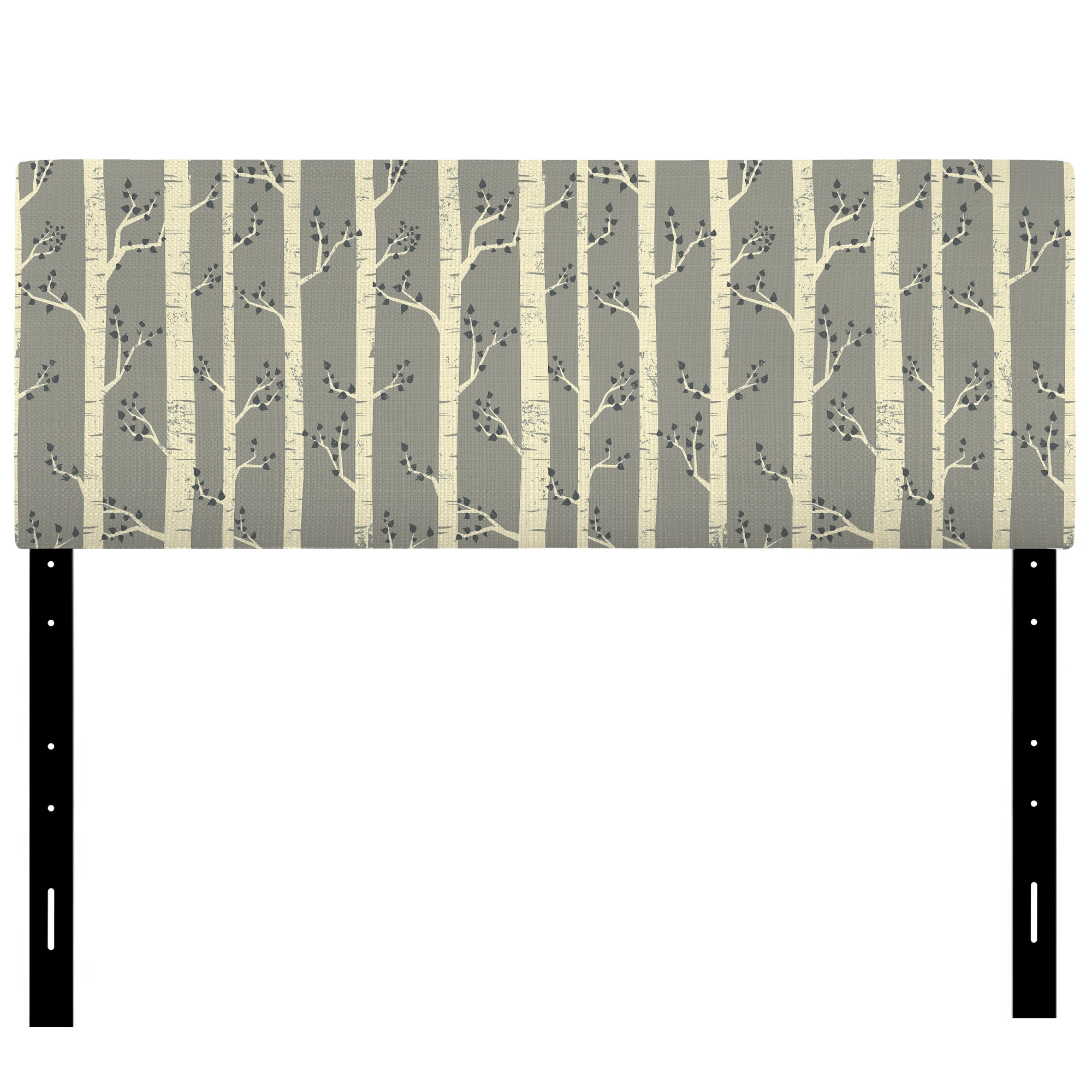 Birches In The Forest upholstered headboard