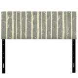Birches In The Forest upholstered headboard