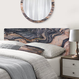 Sand Stone Landscape upholstered headboard