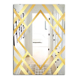 Designart 'Capital Gold Essential 5' Glam Mirror - Oval or Round Accent or Vanity Mirror