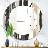 Designart 'Forest Silhouette II' Modern Mirror - Oval or Round Wall Mirror