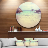Vintage Style Seashore Thailand' Extra Large Seascape Metal Wall Decor