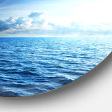 Blue Caribbean Sea and Perfect Blue Sky' Extra Large Seascape Metal Wall Decor