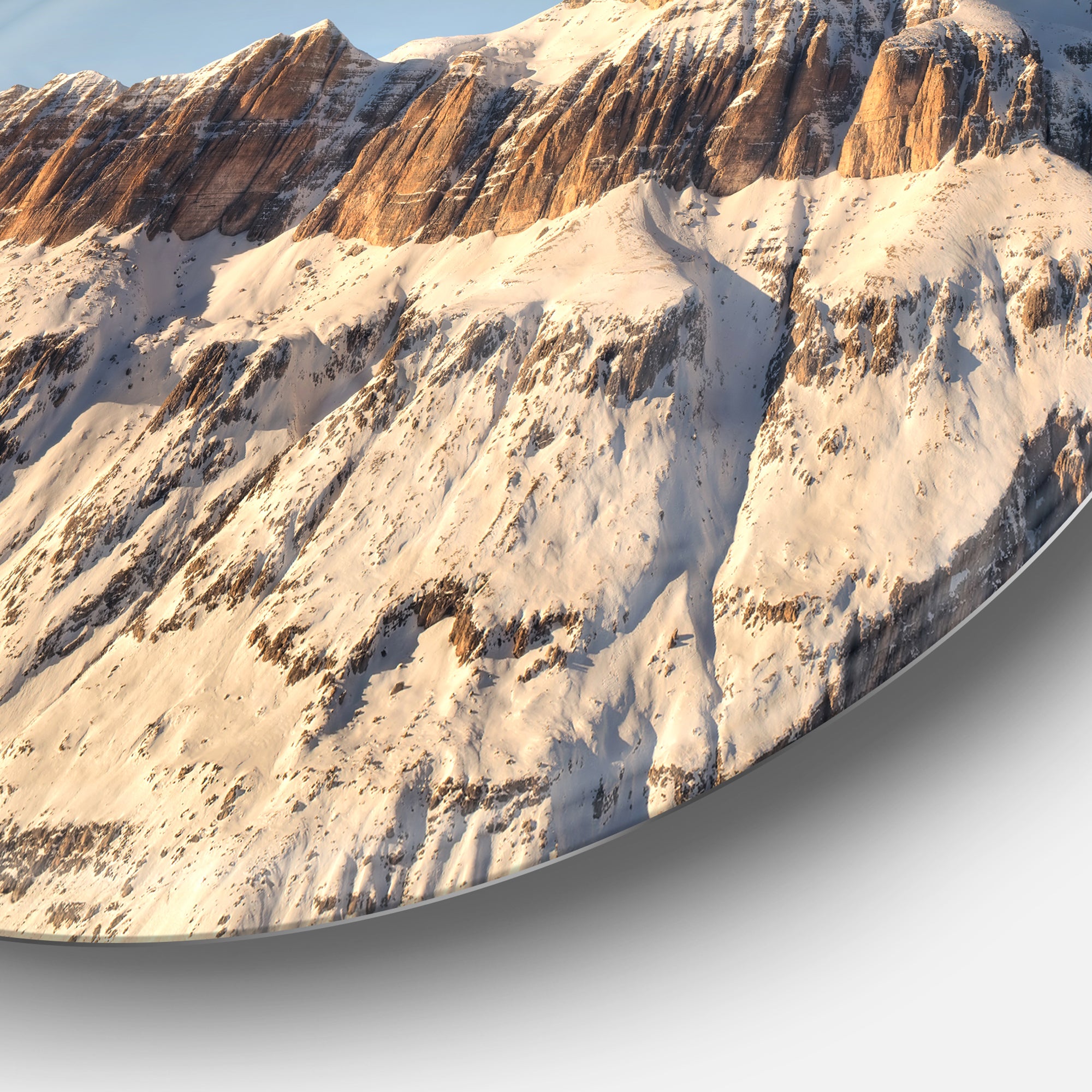 Overcast Sky over Italian Alps' Landscape Print Wall Artwork