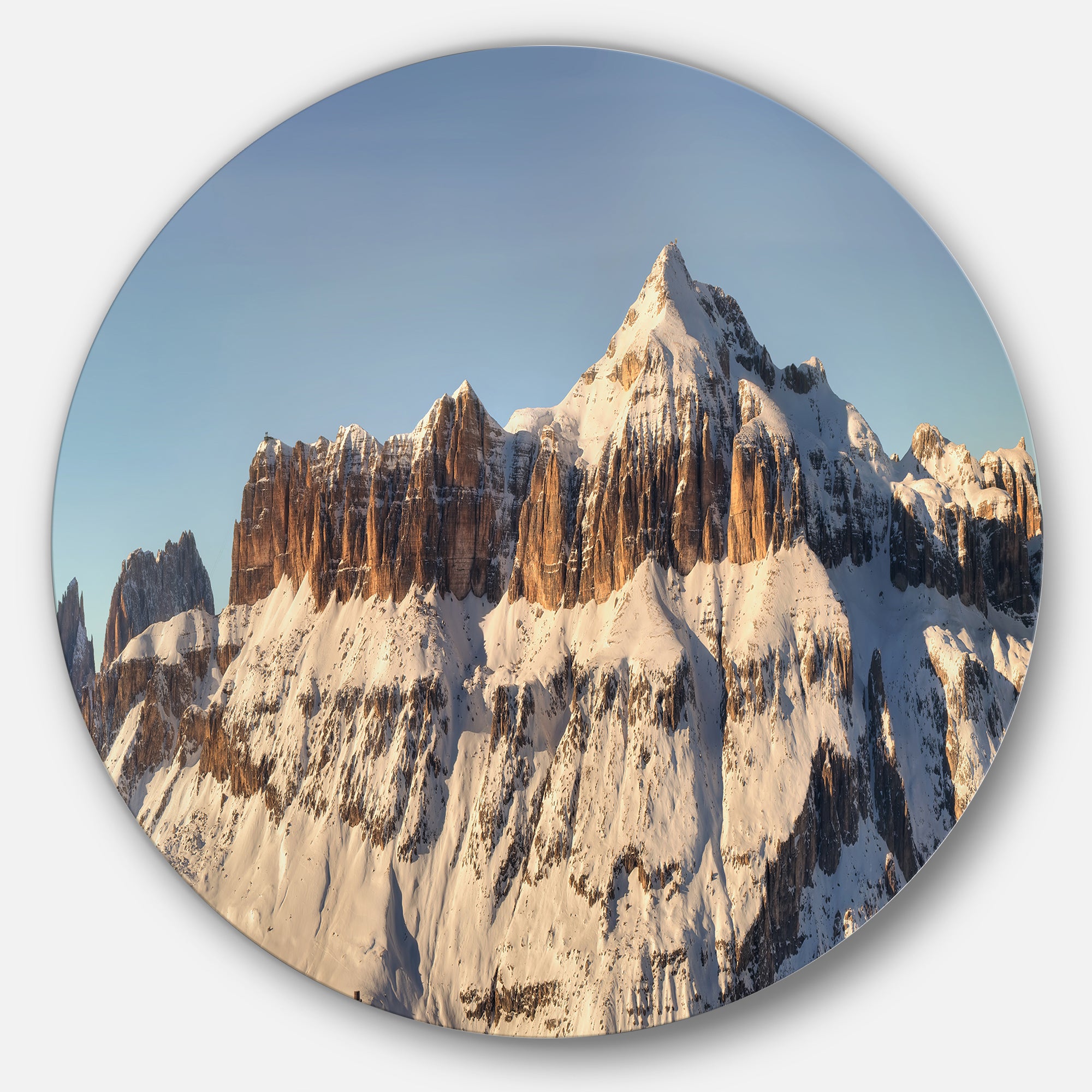 Overcast Sky over Italian Alps' Landscape Print Wall Artwork