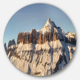 Overcast Sky over Italian Alps' Landscape Print Wall Artwork