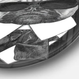 French Bulldog Fashion Portrait' Disc Animal Metal Circle Wall Art